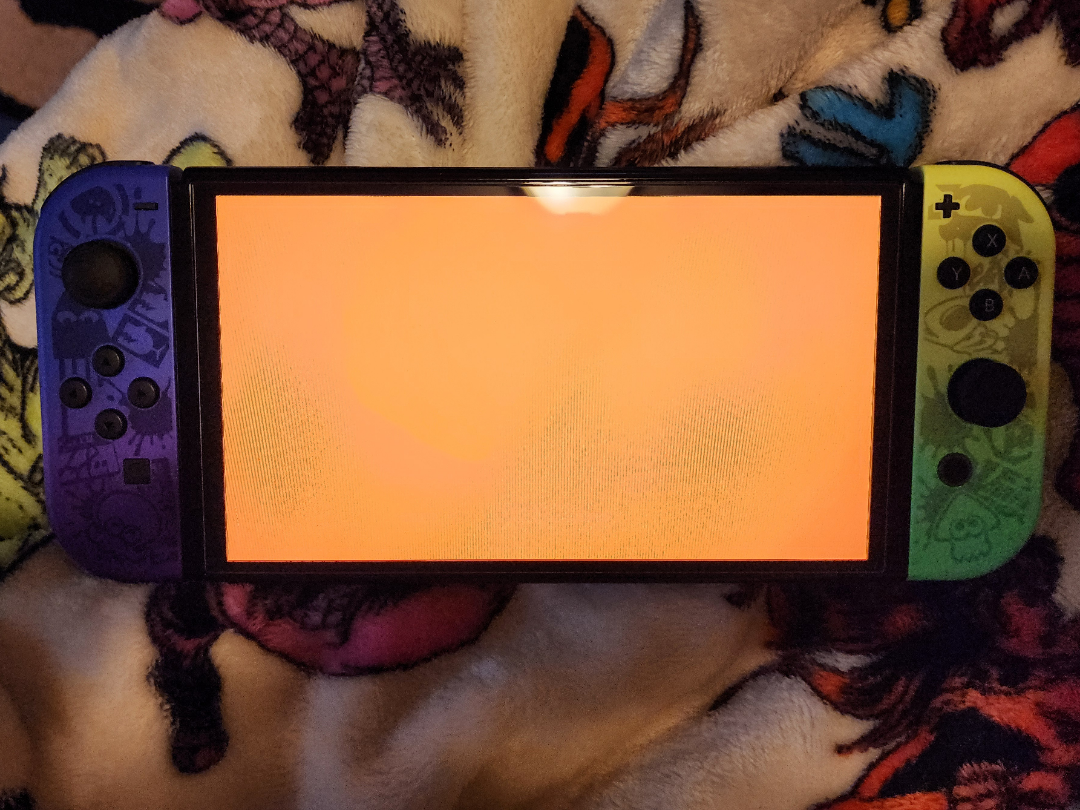 なんでSwitchの画面、オレンジ色になりっぱなしなんだろう？ : r/Switch