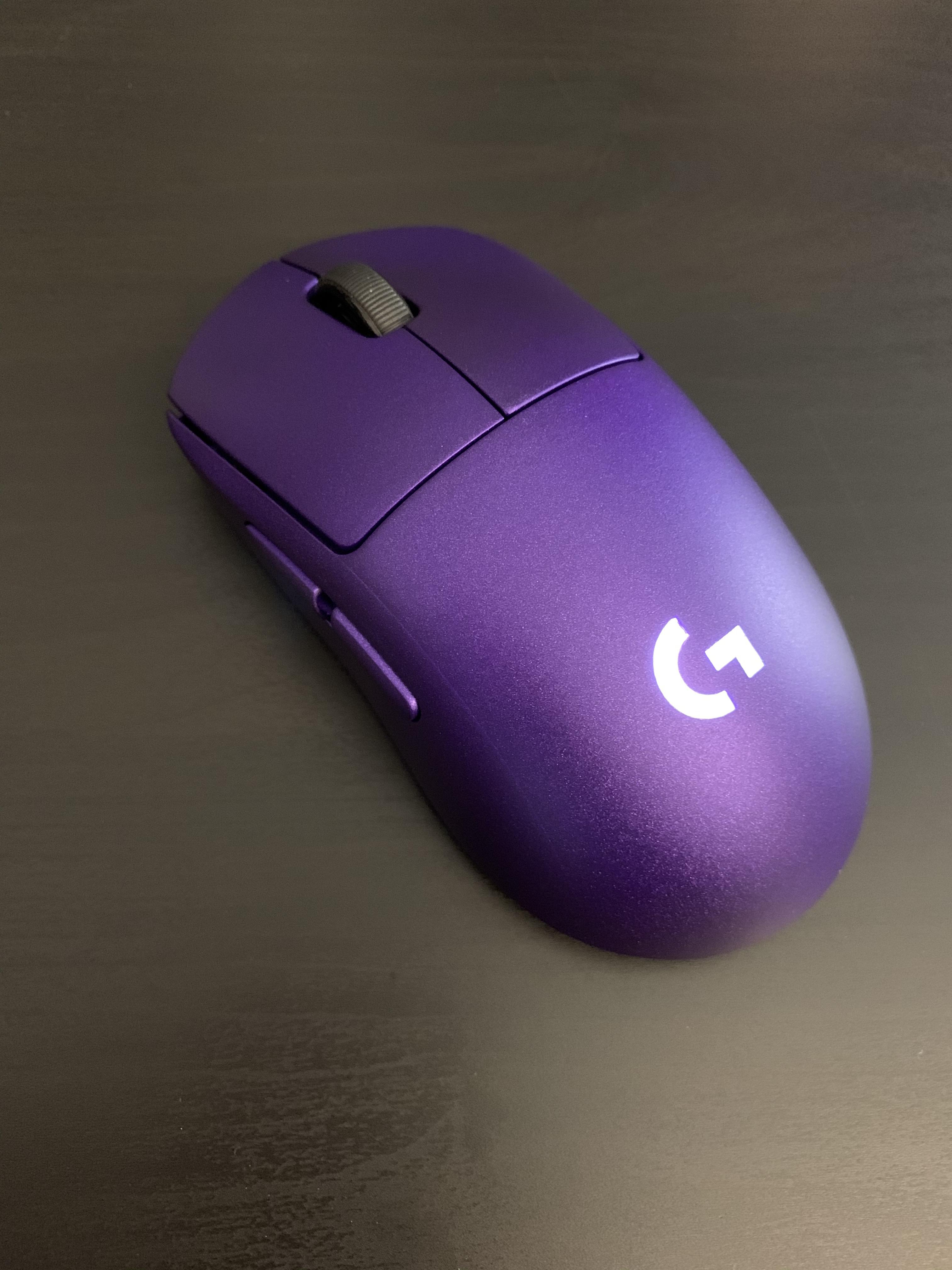Metallic purple G Pro Wireless with kailh red switches : r/MouseReview