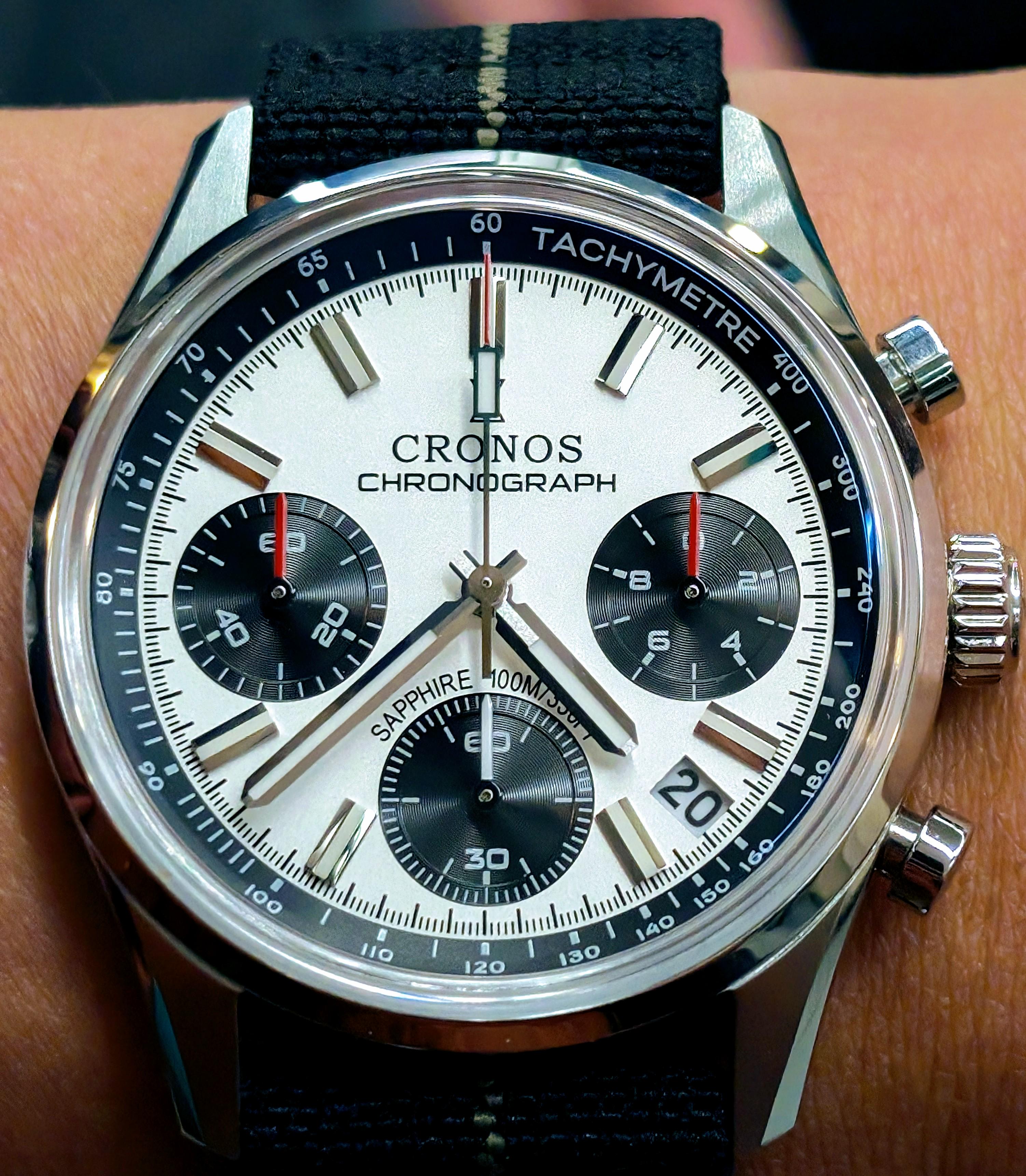 Cronos L6035 with 1/10 Seconds and Miyota 6S20 : r/ChineseWatches