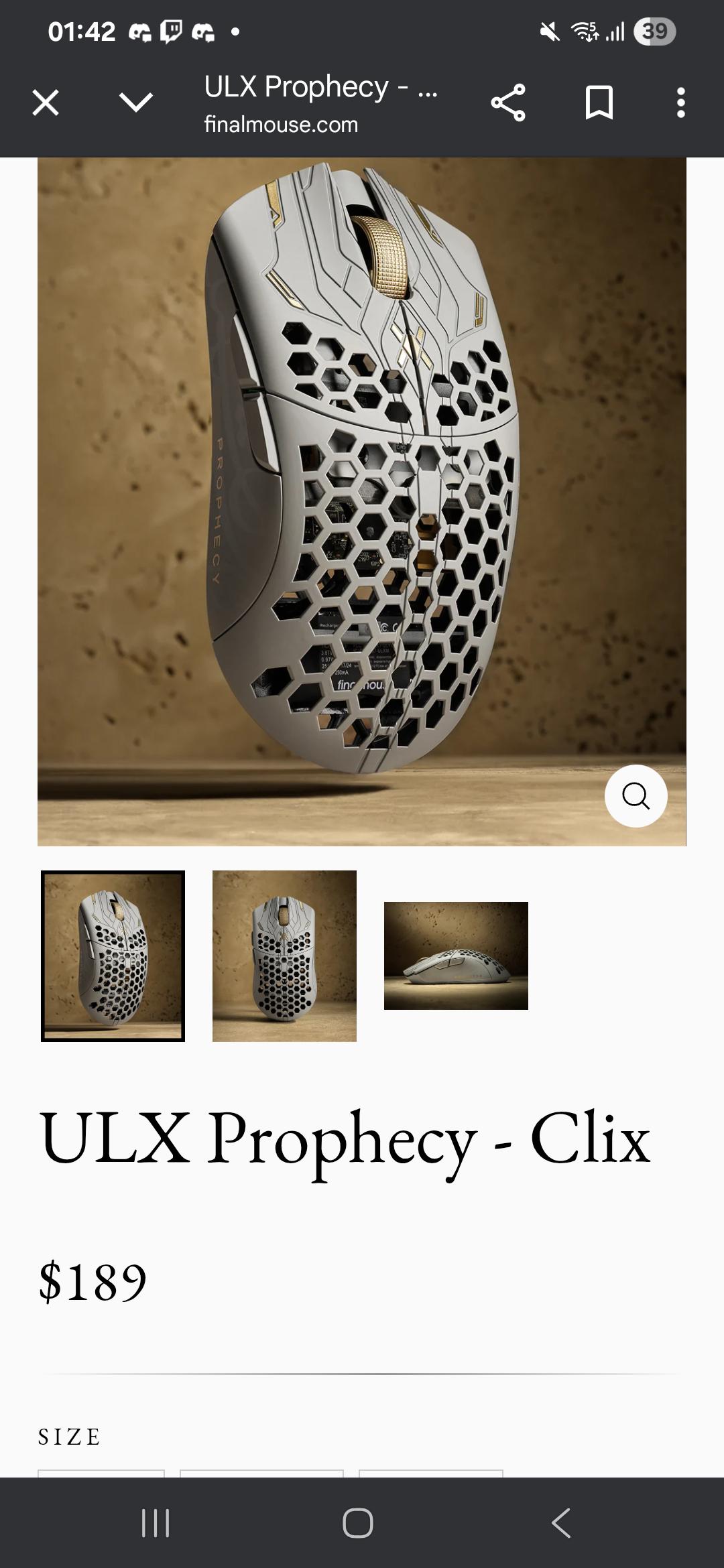 finalmouse ulx prophecy clix : r/FortniteCompetitive