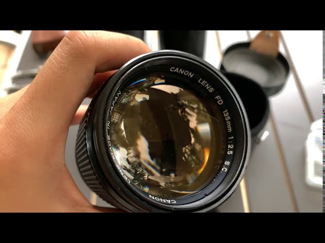 Canon Lens FD 135mm f2.5 SC ( Canon 135 f2.5 FD Lens ) - YouTube