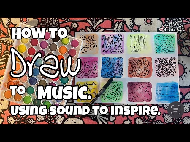 ART VIDEO: How to use MUSIC to inspire your drawing with Kerri