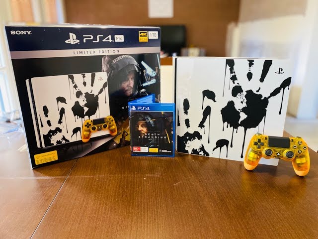 Limited Edition Playstation 4 Pro Death Stranding Console Unboxing