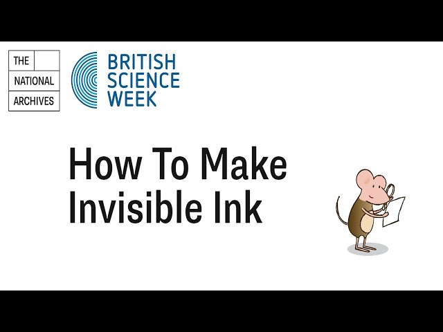 How to make invisible ink - YouTube
