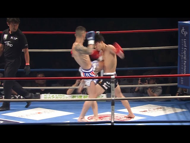 K-1試合映像】玖村将史、海外王者を秒殺KO「レベル違うでしょ！ナメん