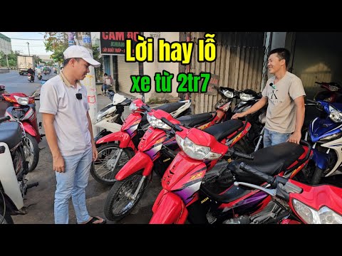 Cái khó nghề xe cũ ai hiểu được Wave Zx Dream Future lời thì có