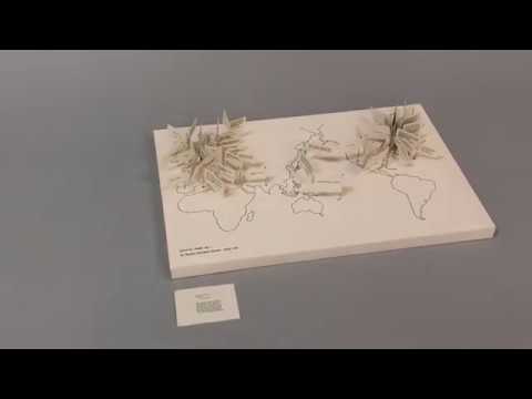 塩見允枝子《Spatial Poem No.1 ことばのイヴェント》1965/80年（うら