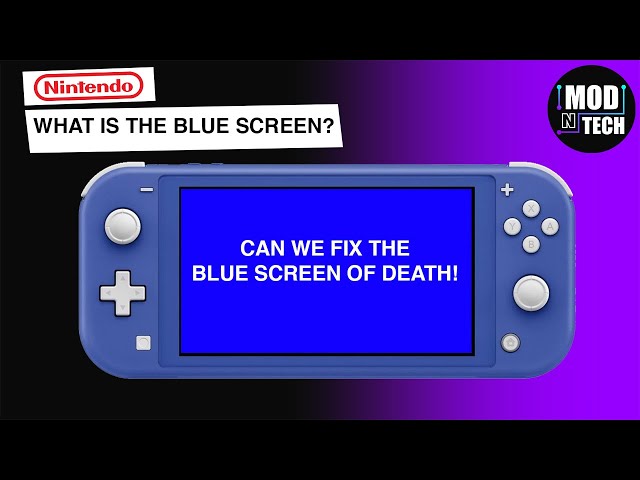 I Tried To FIX A Nintendo Switch LITE With The Blue Screen Of