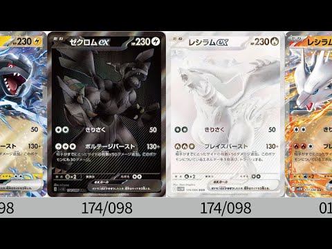 ポケカ】神BOX！BWRかっこよすぎ！公開カード全種「ブラックボルト