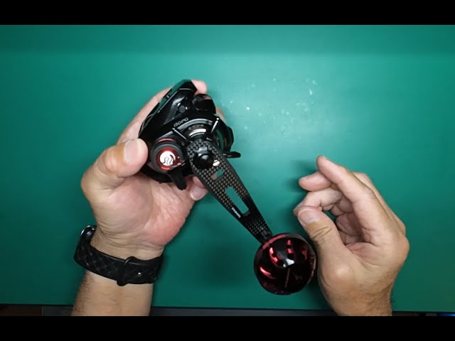 2025 6 17シマノ19炎月CT150PGハンドルノブをゴメクサスへ換装 - YouTube