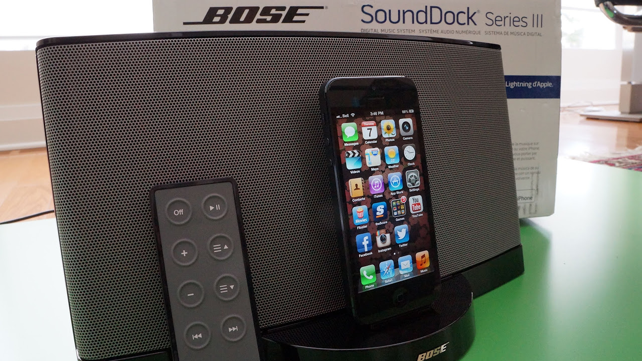 Bose Sounddock 3 REVIEW and Hands On - YouTube