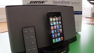 Bose Sounddock 3 REVIEW and Hands On - YouTube