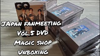 BTS Unboxing] Japan Fanmeeting Vol.5 Magic Shop DVD, GQ Magazine
