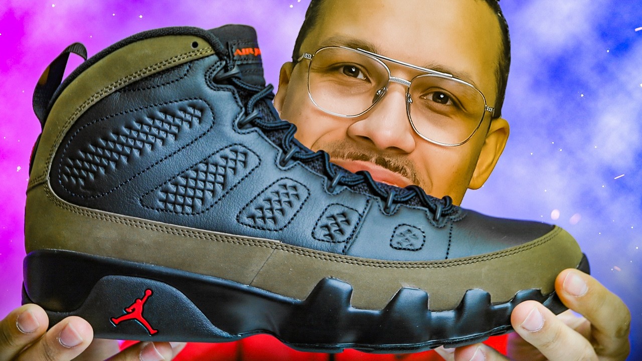 Air Jordan 9 Olive 2024 - YouTube