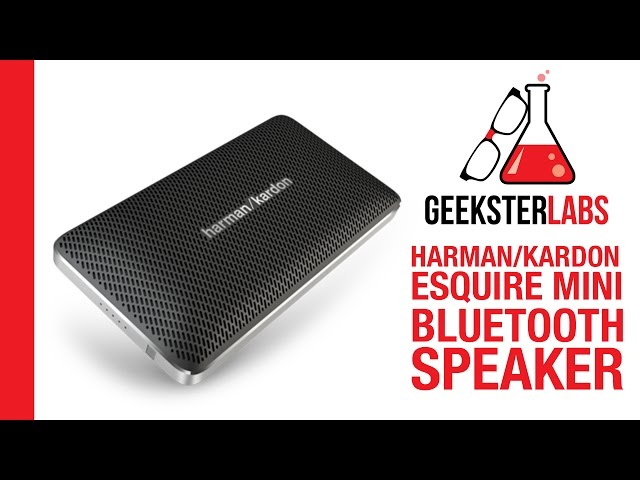 Harman / Kardon Esquire Mini Bluetooth Speaker - YouTube