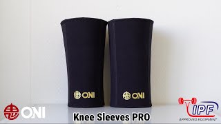 ONI ニースリーブPRO IPF公認 膝サポーター スクワット 鬼プロ(A級品