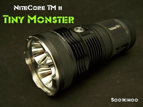 Tiny Monster TM 11 NiteCore Flashlight 2000 Lumens! - YouTube