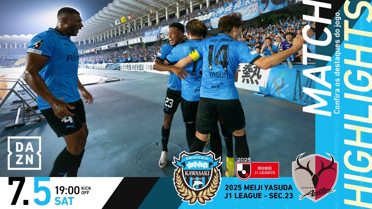Highlights] Kawasaki Frontale vs Kashima Antlers | 2025 Meiji