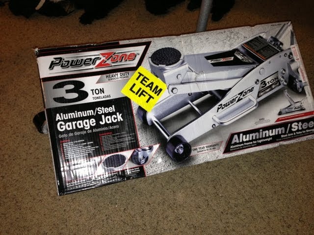 Review Powerzone 380044 3 Ton Car Jack LIFT Test on 2006 Acura TL