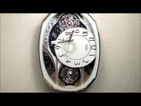 スモールワールド ノエルM 電波からくり掛け時計 4MN513RH03 リズム