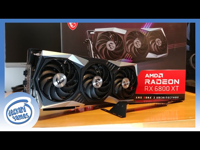 MSI Radeon RX 6800 XT Gaming X TRIO - Review - YouTube
