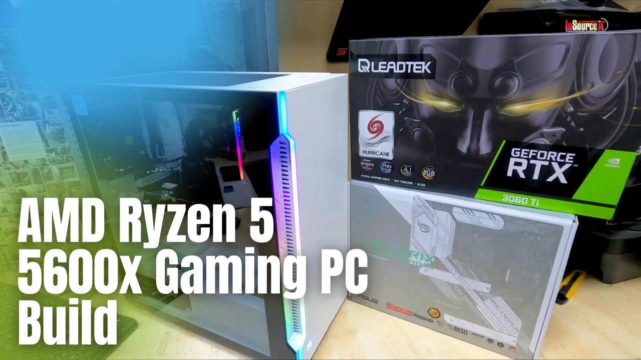 AMD Ryzen 5 5600x Gaming PC Build with Asus ROG Strix B550-A