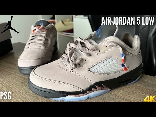 Air Jordan 5 Low Paris Saint Germain PSG On Feet Review - YouTube