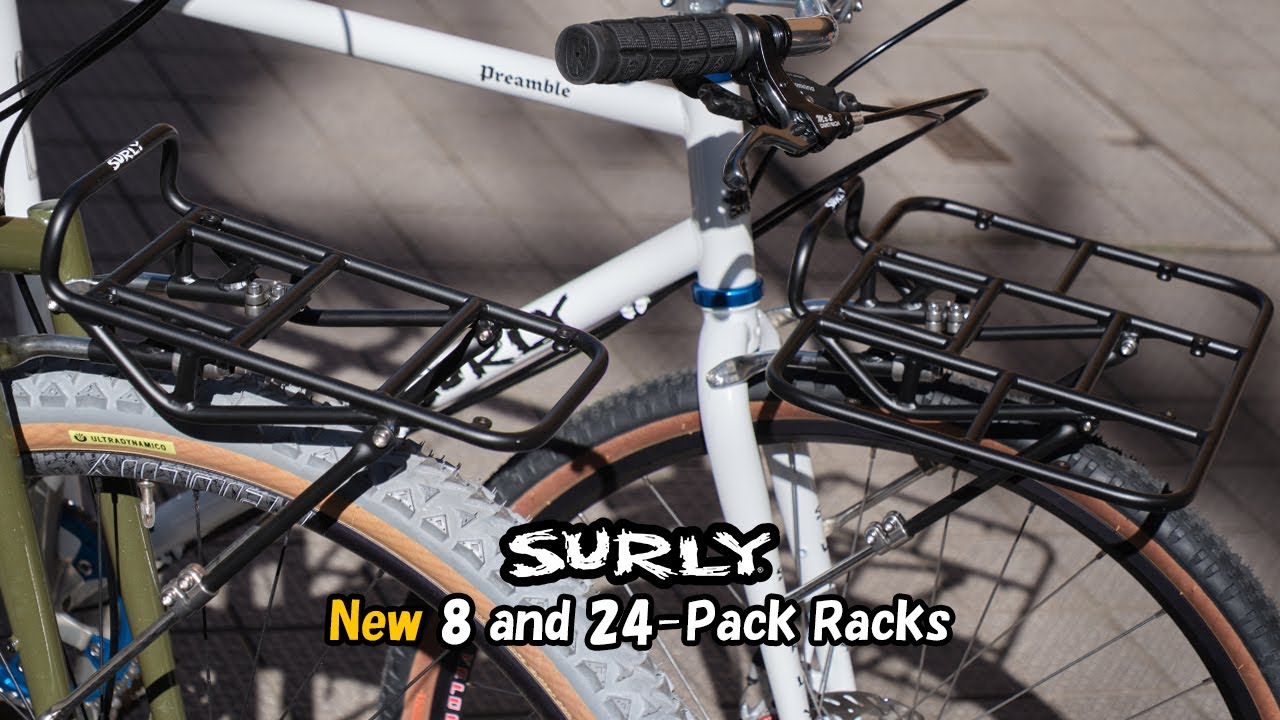 SURLY New 8 and 24 Pack Rack first installation - YouTube