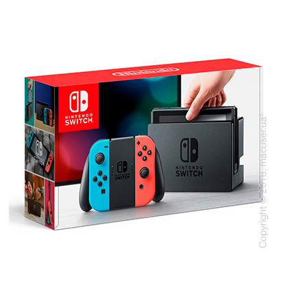 Nintendo Switch (Нинтендо Свитч) Neon Red/Neon Blue | Купить