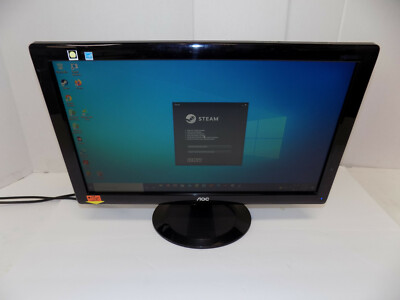 AOC 20 inch Computer Monitor VGA Widescreen w/cables | eBay