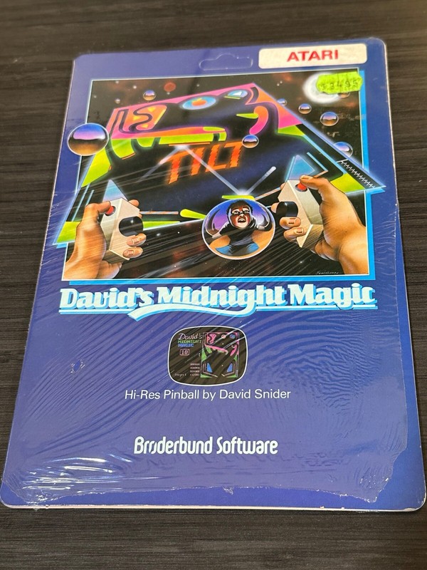 David's Midnight Magic pinball Atari 400 800 XE Vintage Computer