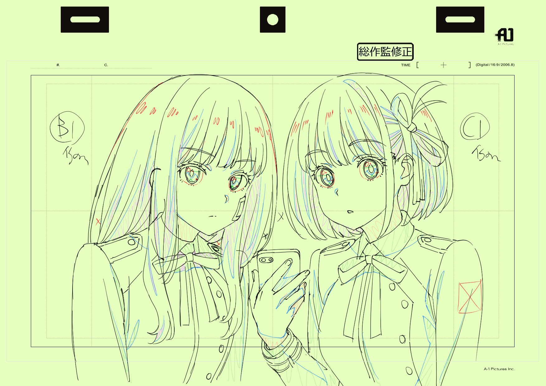 情報】《Lycoris Recoil》總作畫監督山本由美子第一集修正原畫@Lycoris