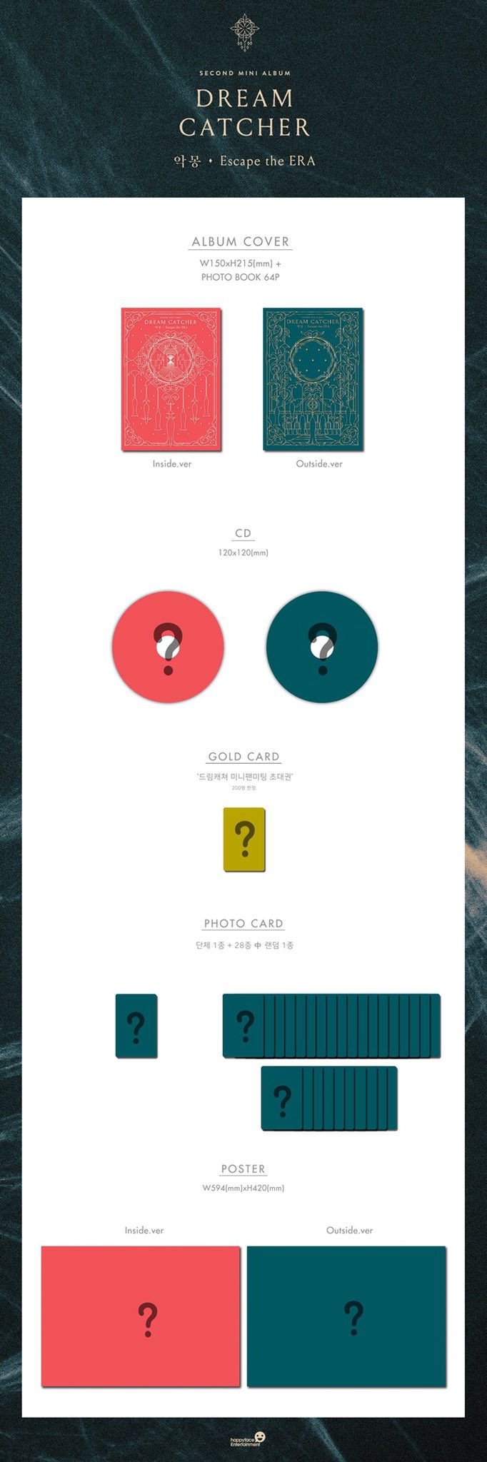 Dreamcatcher - Escape The ERA (album Packaging Details) : r/kpop