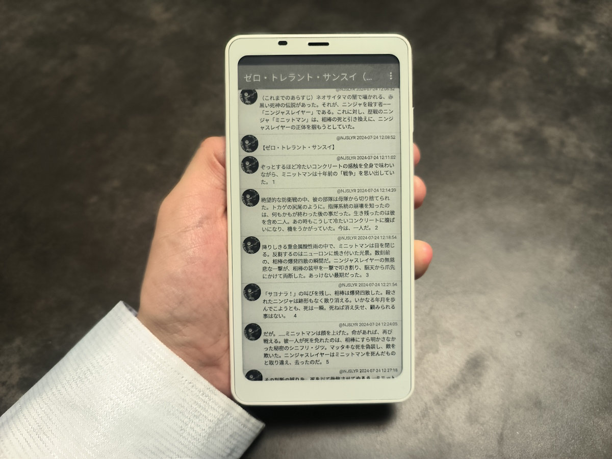 BOOX Palma2 レビュー － より成熟したWEB小説時代のスマホサイズ電子