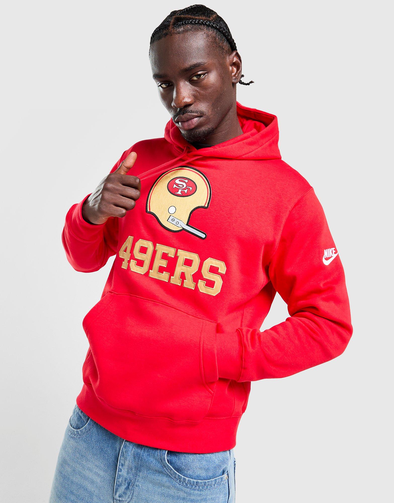 Red Nike NFL San Francisco 49ers Rewind Hoodie - JD Sports Global