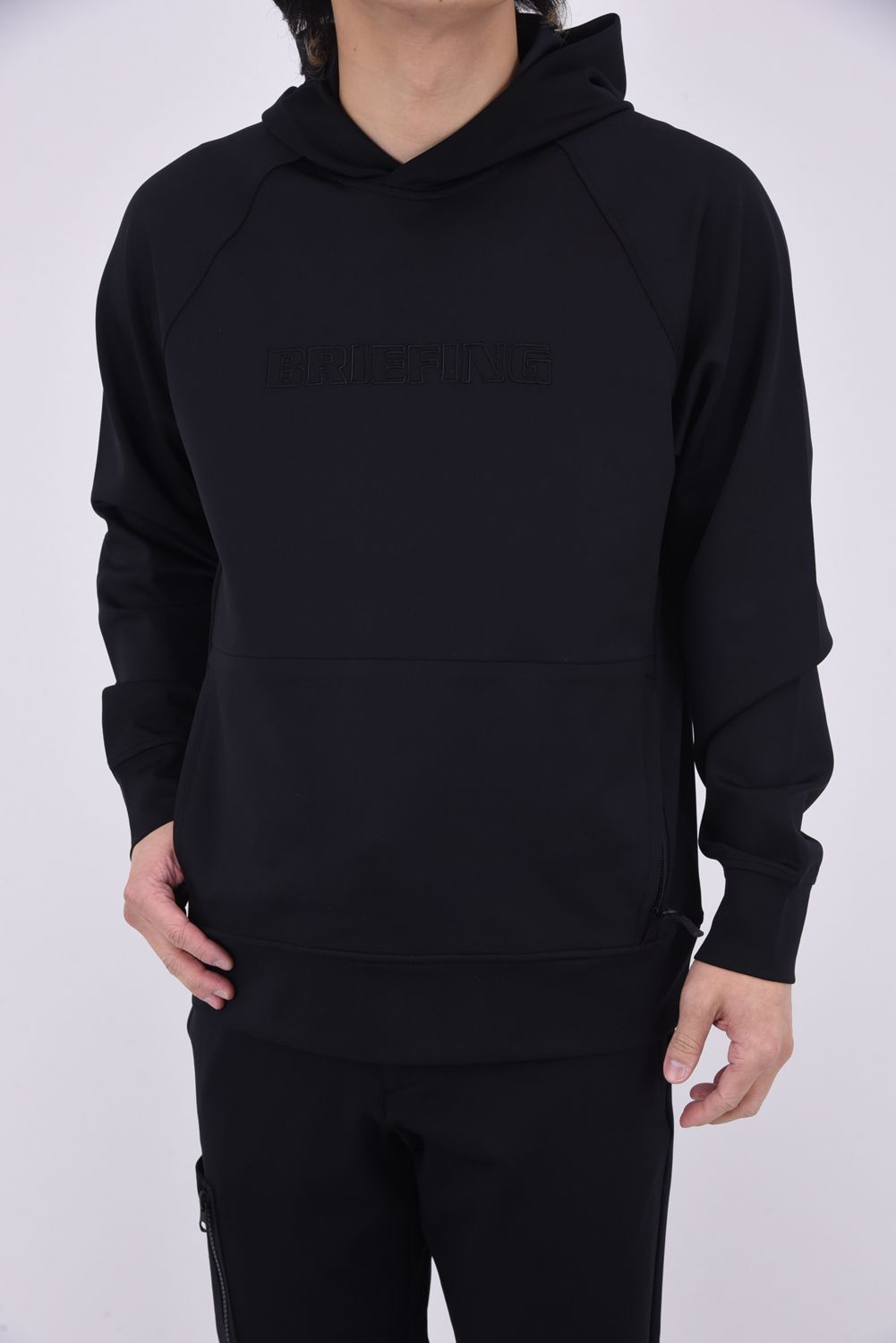 BRIEFING - 【25SS】 MEN'S BIG BEAT HOODIE / ブランドロゴ刺繍 プル