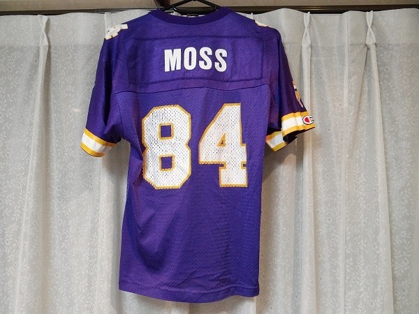 中古】希少 チャンピオン製 NFL アメフト ミネソタ バイキングス MOSS