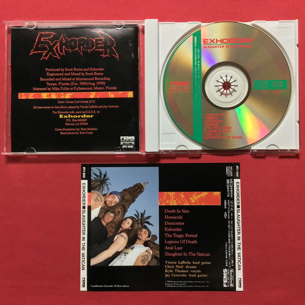 帯付【EXHORDER/SLAUGHTER IN THE VATICAN/エクスオーダー/スローター