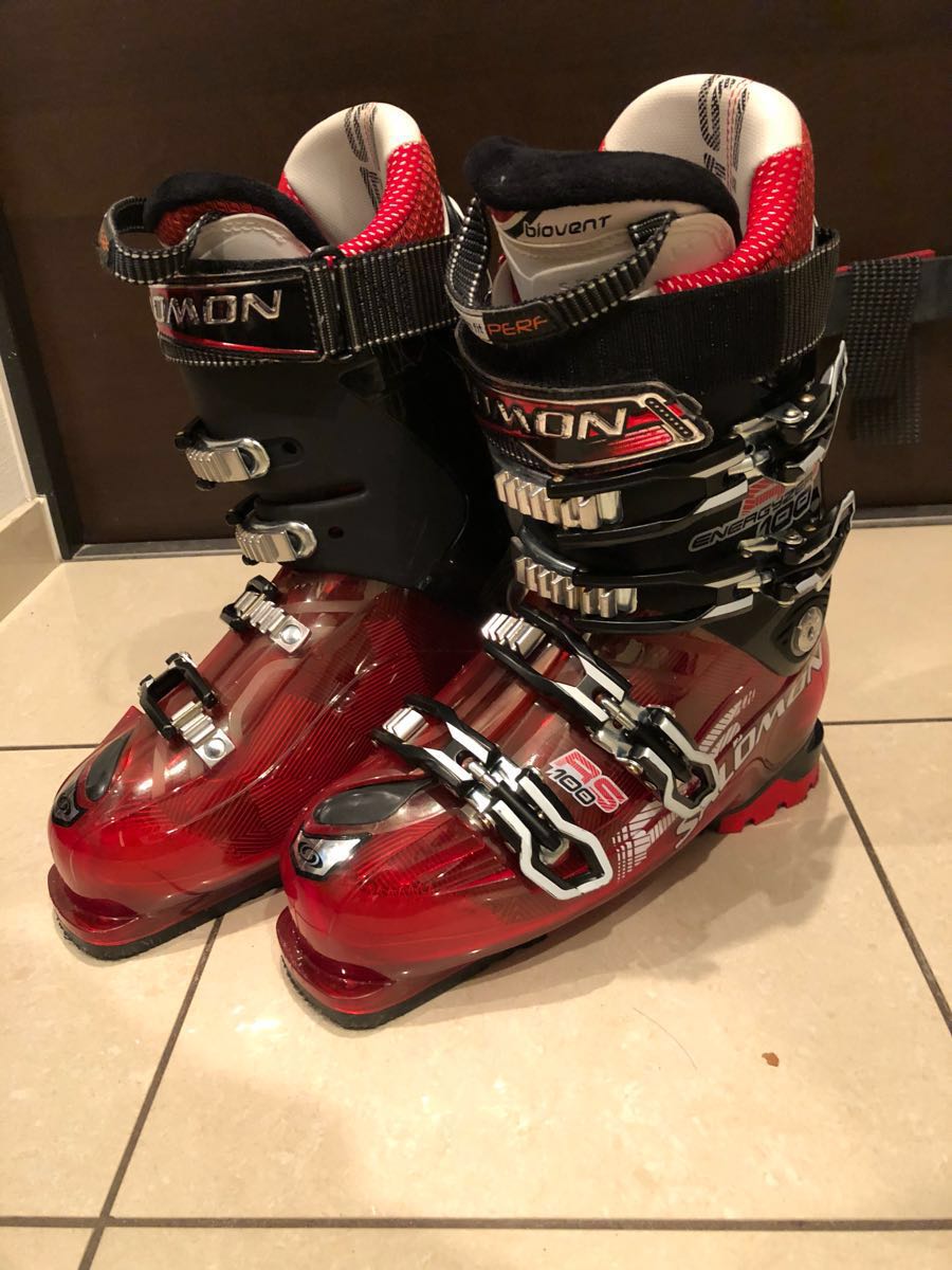 中古】【美品】サロモン スキーブーツ RS 100 ENERGYZER 25-25.5