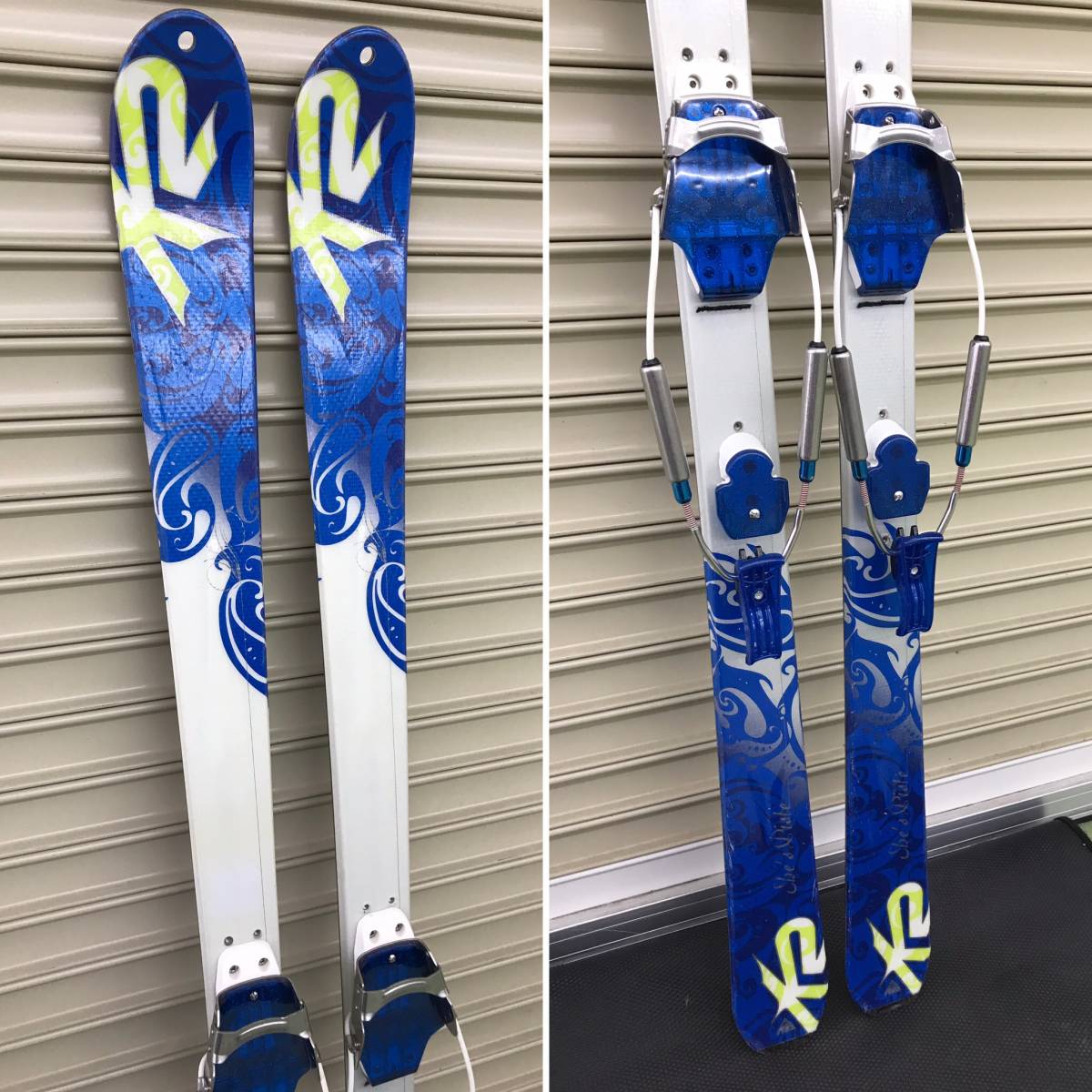 K2 シーデビル テレマークスキー ビンディング シール付き - K2