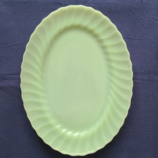 超美品! ファイヤーキング シェル オーバルプラッター ジェダイ No.002