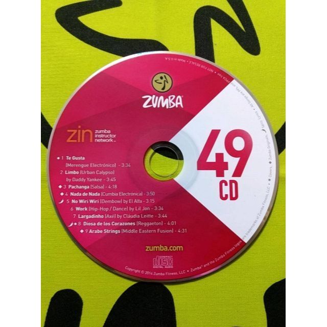 超希少！ ZUMBA ズンバ ZIN31 CD ＆ DVD インストラクター専用 【公式