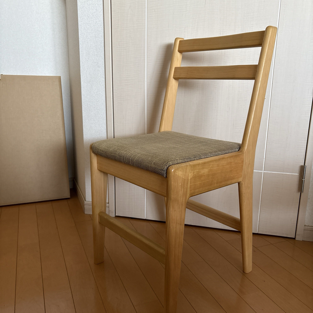 国産ひのき デスクチェア 学習机用椅子 軽量