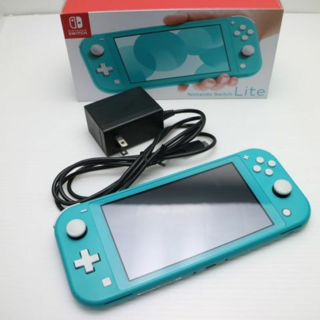 新品ほぼ未使用】NintendoSwitch Lite ターコイズ 充電器付き