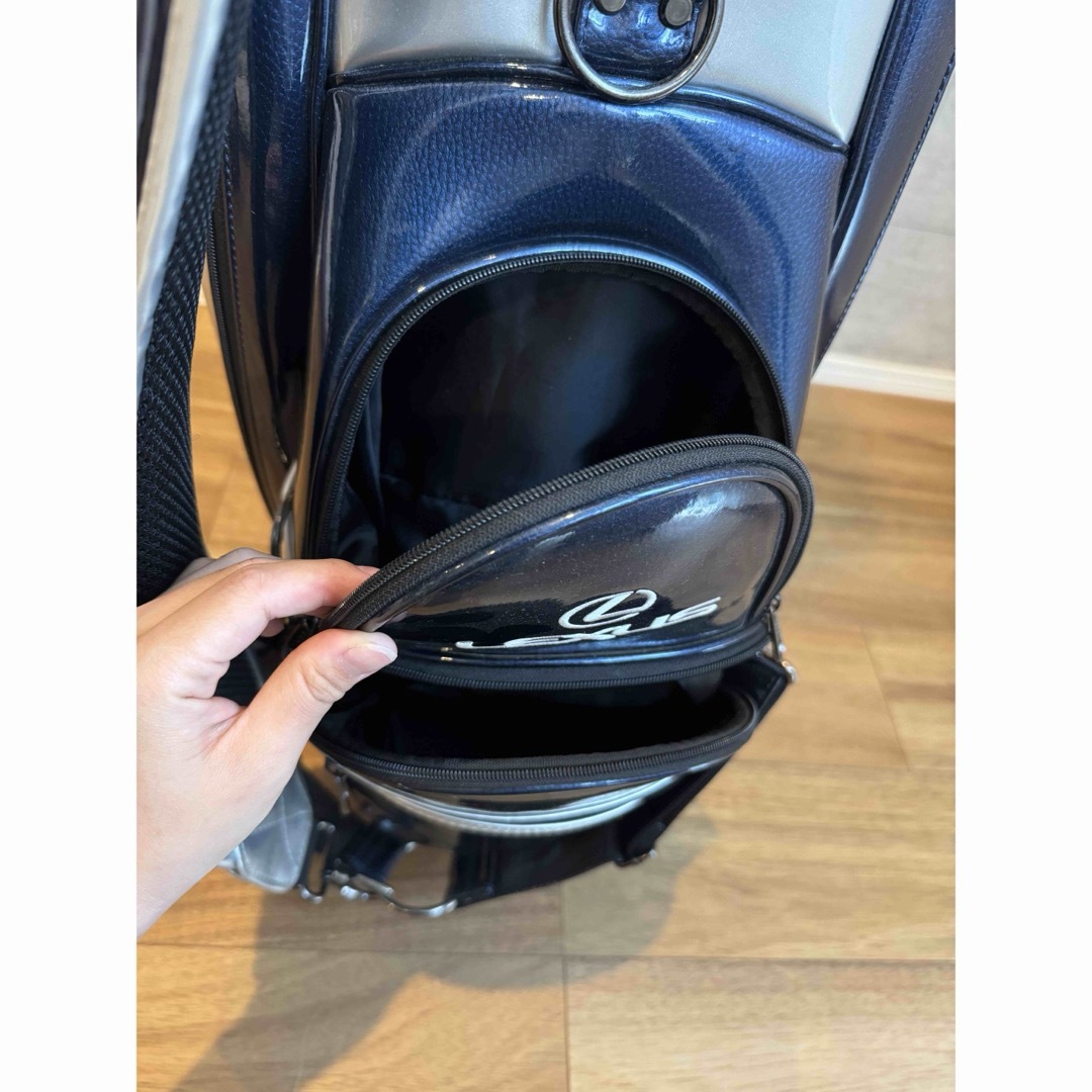 LEXUS - LEXUS ゴルフキャディバッグ ネイビー/シルバーの通販 by