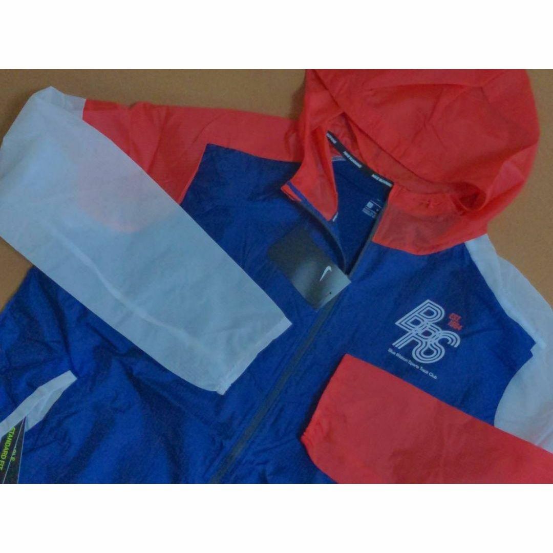 NIKE - 残少 L ナイキ BRS ランニング ジャケット パーカー ブルー