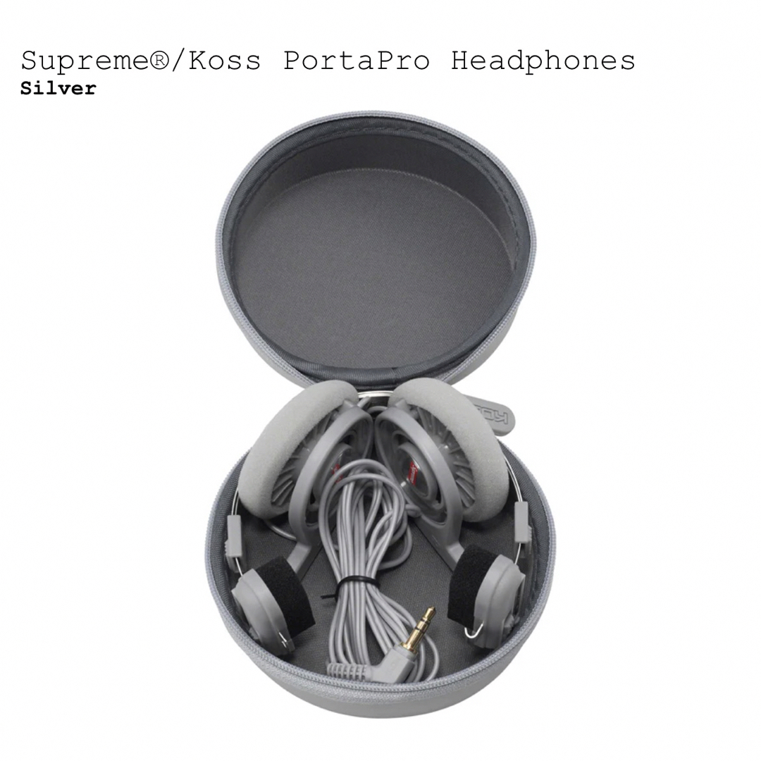 Supreme - Supreme Koss Portapro Headphones シルバーの通販 by