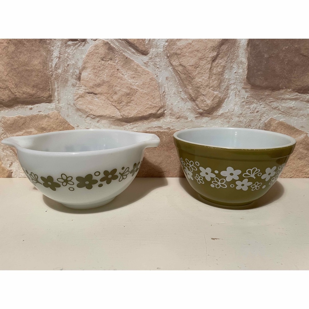 Pyrex - オールドパイレックス デイジーシンデレラボウルS＆ミキシング