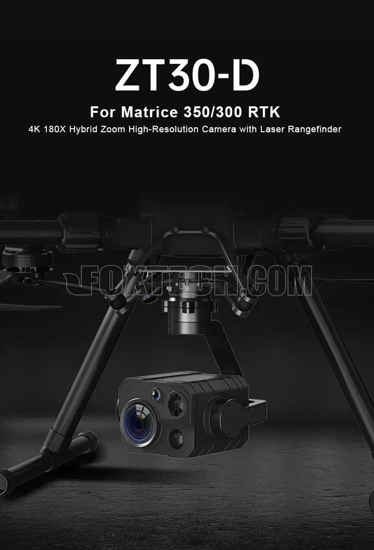 ZT30-D 4K Four Sensors 30X Optical Zoom Camera with Laser Rangefinder