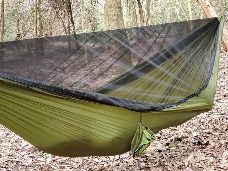 Ultralight Mosquito Net Hammock - 宗像山道具店 by GRIPS